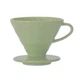 Пуровер Воронка HARIO V60 02 для заваривания кофе на 1-4 чашки керамический оливковый VDC-02-SG-EX - изображение 1