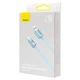 USB кабель для iPhone iPad с разъемом Lightning Baseus Crystal Shine Series (2.4A, 1.2m). Sky Blue - изображение 10