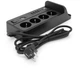 Мережевий фільтр Voltronic G12H 4 розетки + 4 USB 3.2А + 2 Type-C + бездротова зарядка + таймер 2 м Black (YT33573) - зображення 3