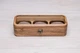 Уникальная коробочка для хранения часов с логотипом EcoWalnut Цельная шкатулка для 3 часов со стеклянной крышкой - изображение 4