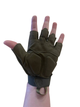 Перчатки тактичні KOMBAT UK Alpha Fingerless Tactical Gloves M 5060545657584 - зображення 7