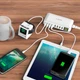 Зарядний пристрій Без бренду ILEPO 40 Вт 8-портів USB Smart Super Fast з LCD дисплеєм Білий (1014-163-00) - зображення 6