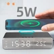Беспроводная зарядка BauTech с функцией будильника и измерения температуры Чёрный (1014-336-00) - изображение 9