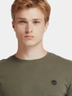 T-shirt męski bawełniany Timberland TB0A2BPR M Khaki (193392792568) - obraz 4