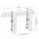 Крепление для видеостены CHARMOUNT CT-VD-201 кронштейн - изображение 6