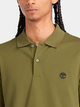 Koszulka polo męska Timberland TB0A2DJE M Khaki (194902941308) - obraz 4