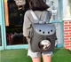 Рюкзак для перенесення тварин CosmoPet CP-20 для котів і собак 38 x 32 x 23 см Сірий - зображення 10