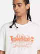 T-shirt męski bawełniany Timberland TB0A5UFU S Biały (194903902261) - obraz 4