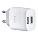 СЗУ Hoco C73A Glorious dual port charger(EU) White - изображение 1
