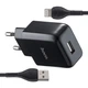 СЗУ Hoco N2 Vigour single port charger Set Lightning (EU) Black - изображение 1