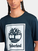 T-shirt męski bawełniany Timberland TB0A5WQQ M Niebieski (194902954179) - obraz 3