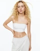 Топ H&M Ж1105395 (10315137) колір білий S - зображення 1