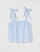 Топ H&M Ж1105414 (09689533) колір блакитний M - изображение 1