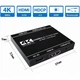 Аудиоразветвитель HDMI 1 на 2 порта сплиттер 4k 60hz 1x2 разветвитель HDMI2.0b Splitter с поддержкой EXTRACT AUDIO (WAZ-F12C) - изображение 2