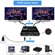 Аудиоразветвитель HDMI 1 на 2 порта сплиттер 4k 60hz 1x2 разветвитель HDMI2.0b Splitter с поддержкой EXTRACT AUDIO (WAZ-F12C) - изображение 5