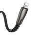 Кабель Hoco U58 Core charging data cable for Lightning Black - зображення 3