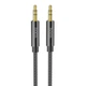 Кабель Hoco AUX UPA19 AUX audio cable ( L - 1M ) Black - зображення 3