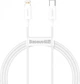 Кабель Baseus Superior Series Fast Charging Data Cable Type-C to iP PD 20W 1m White - изображение 4