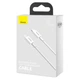 Кабель Baseus Superior Series Fast Charging Data Cable Type-C to iP PD 20W 1m White - изображение 6
