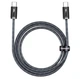 Кабель Baseus Dynamic Series Fast Charging Data Cable Type-C to Type-C 100W 2m Slate Gray - изображение 4