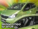 Дефлектори вікон (вітровики) HEKO для Seat MII / Scoda Citigo/VW Up! 5D 2012+ 5D вставні 2 шт - зображення 7