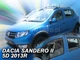 Дефлекторы окон (ветровики) HEKO для Renault Sandero / Stepway 2012-2020 5D вставные 4 шт - изображение 7