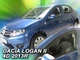 Дефлекторы окон (ветровики) HEKO для Renault Logan II 2013-2020 4D вставные 2 шт - изображение 6