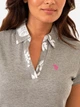 Платье-футболка короткое летнее женское U.S. Polo Assn 215907-9800A(HEATHER GRAY) XS Серое - изображение 4