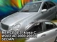 Дефлекторы окон (ветровики) HEKO для Mercedes C-class W-203 2000-2007 4D вставные 4 шт Sedan - изображение 7
