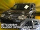Дефлектори вікон (вітровики) HEKO для Mitsubishi Pajero Sport 2009-2015 5D вставні 4 шт - зображення 7
