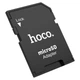 Адаптер Hoco HB22 TF to SD card holder Black - зображення 5