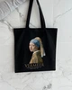 Екошопер BookOpt BK4074 VERMEER "Дівчина з перловою сережкою" чорний - изображение 7