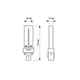 Лампа для ультрафиолетового стерилизатора Osram HNS S 13W GX23 (4052899040410) - изображение 3