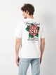 Футболка хлопковая длинная мужская H&M 0967955_роз XL Белая (KAY2000001505533) - изображение 2