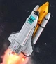 Конструктор Космодром Космическая Ракета шаттл Космос Космическая станция Space Shuttle 521 деталь - изображение 10