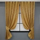 Комплект штор VR-Textil Жакард Мрамор Al1 № 614ш 130х170 см 2 шт Золотистий (35-0132) - зображення 1