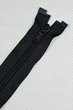Молния спиральная YKK черная, 120 см 2 бегунка, тип 5 разъемная, черный бегунок - изображение 3