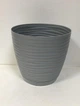 Горщик для квітів Form-Plastic Сахара Петіт круглий з підставкою 0,65 л 11 х 10 см, Колір Платина - зображення 3