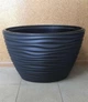 Горщик для квітів Form-Plastic Сахара Еліпс овальний 56 л 40 х 60 см, Колір Антрацит - зображення 3