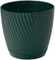 Горшок для цветов Form-Plastic Мика круглый 6 л 23 х 21 см, Цвет Лесной Мох - изображение 1