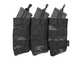 Підсумок 8Fields Premium Triple AK47/AKM Mag Pouch Multicam Black - изображение 3