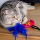 Игрушка для Котов Barksi Дентал с Колокольчиком и Перьем Попугай Розовый 11 х 8 см (3442) - изображение 3