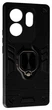 Чехол с кольцом Transformer на Infinix Zero 30 (4G) black - изображение 1