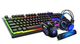 Ігровий комплект 4 в 1 з підсвічуванням RGB Gaming Миша Навушники Клавіатура Килимок - зображення 4