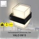 Cветодиодный светильник бра VALO 9W S 105×95×135мм Черно-белый - изображение 2