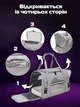 Рюкзак - переноска для домашніх тварин CosmoPet CP-39 28x44x25 см Сірий - зображення 10