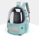 Рюкзак для переноски кошек и собак CosmoPet CP-52 с стенкой иллюминатором 43 x 30 x 23 см Бирюзовый - изображение 2