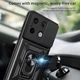 Протиударний броньований чохол із захистом камери для Xiaomi Redmi Note 13 Pro 4G Armor Case Keysion black - изображение 5