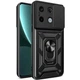 Протиударний броньований чохол із захистом камери для Xiaomi Redmi Note 13 Pro 4G Armor Case Keysion black - изображение 11