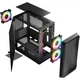 Корпус для компьютера LogicConcept AM-PORTOS-10-0000000-0002 PORTOS MESH/GLASS ARGB fans 3x120mm без БП mATX Black / Корпус для ПК - изображение 10